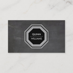 Carte De Visite Tableau de bord géométrique cool octogone ICON MOD