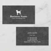 Carte De Visite Tableau de soin des animaux familiers de (Devant / Derrière)