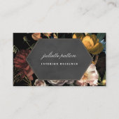 Carte De Visite Tableau Floral Néerlandais spectaculaire (Devant)