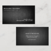 Carte De Visite Tableau noir frais professionnel de tableau rétro (Devant / Derrière)