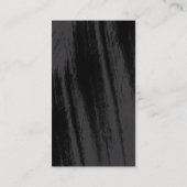 Carte De Visite Tableau noir moderne professionnel vertical (Dos)