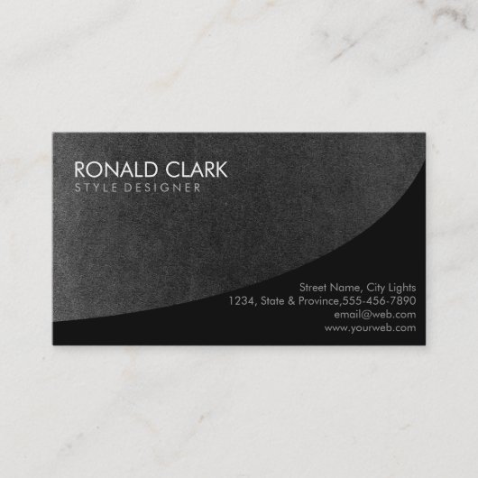 Carte De Visite Tableau noir professionnel (Devant)
