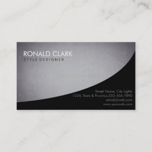 Carte De Visite Tableau noir simple professionnel moderne