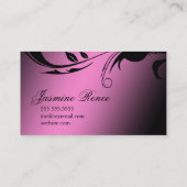 Carte De Visite Tacaud brillant de rose du papillon 311 (Dos)