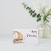 Carte De Visite Tache de tasse de café Murray (Debout devant)