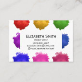 Carte De Visite Taches (Dos)