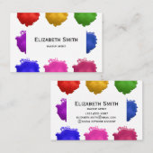 Carte De Visite Taches (Devant / Derrière)