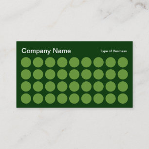 Carte De Visite Taches - Avocat sur Vert foncé