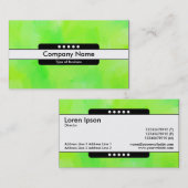 Carte De Visite Taches centrales de la bande 5 - vert peint II (Devant / Derrière)