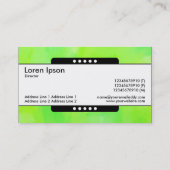 Carte De Visite Taches centrales de la bande 5 - vert peint II (Dos)