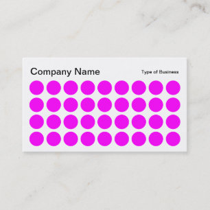 Carte De Visite Taches - Magenta, Noir et Blanc