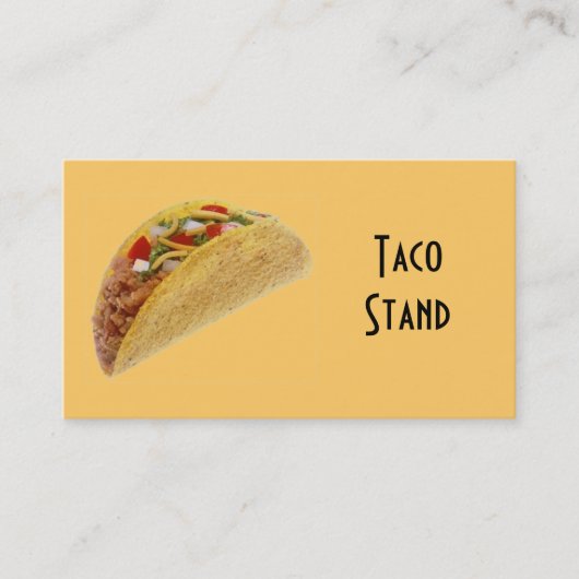 Carte De Visite Taco (Devant)
