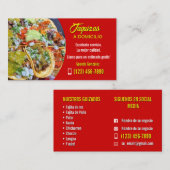 Carte De Visite Taco service business cards (Devant / Derrière)