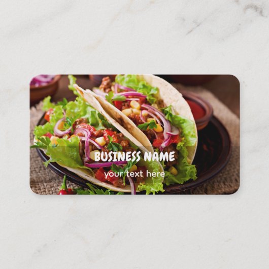 Carte De Visite Tacos (Devant)