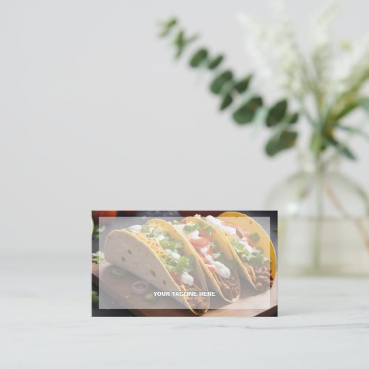 Carte De Visite Tacos (Debout devant)