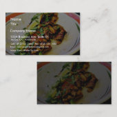 Carte De Visite Tacos de Carne Asada (Devant / Derrière)