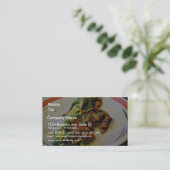 Carte De Visite Tacos de Carne Asada (Debout devant)