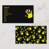 Carte de visite tactile (Devant / Derrière)
