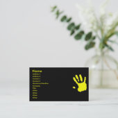 Carte de visite tactile (Debout devant)