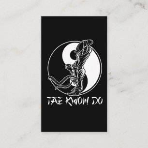 Carte De Visite Taekwondo Martial Arts Tae kwon do Self Defense