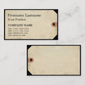 Carte De Visite Tag du musée (Devant / Derrière)