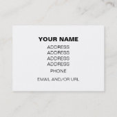 Carte De Visite Tag Graffiti : David (Dos)