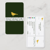 CARTE DE VISITE TAGTAGA (Devant / Derrière)