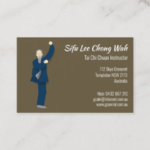 Carte De Visite Tai Chi