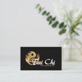 Carte De Visite Tai Chi Golden Yin Yang (Debout devant)
