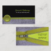 Carte De Visite Tailage (Devant / Derrière)