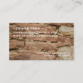 Carte De Visite tailleur de pierres (Dos)