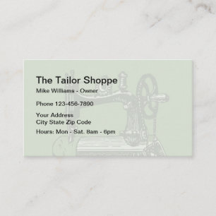 Carte De Visite Tailleur et couturière