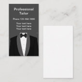 Carte De Visite Tailleur et ouvrière couturière professionnels (Devant / Derrière)