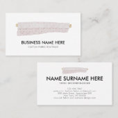 Carte De Visite Tailor fabrics sewing quilting (Devant / Derrière)