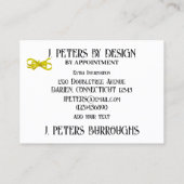 Carte De Visite Tailor FASHION  (Dos)