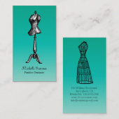 Carte De Visite Tailor Seamstress (Devant / Derrière)
