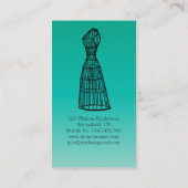 Carte De Visite Tailor Seamstress (Dos)