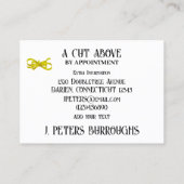 Carte De Visite Tailor Sewing (Dos)