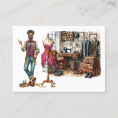 Carte De Visite Tailor Sewing (Devant)