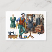 Carte De Visite Tailor Sewing (Devant)