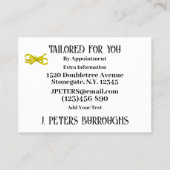 Carte De Visite Tailor Sewing (Dos)