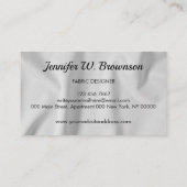 Carte De Visite Tailor textile (Dos)