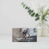 Carte De Visite Tailor Travailler dans Studio (Debout devant)