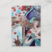 Carte De Visite TALE DE FOIRE TURQUE Beauté orientale, Mode, Bijou (Dos)