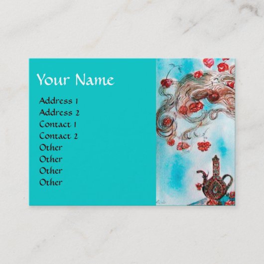 Carte De Visite TALE DE FOIRE TURQUE Beauté orientale, Mode, Bijou (Devant)