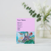 CARTE DE VISITE TALE DE FOYER TURQUE / PHOENIX DE VOL AVEC POMME (Debout devant)