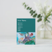 CARTE DE VISITE TALE DE FOYER TURQUE / PHOENIX DE VOL AVEC POMME (Debout devant)