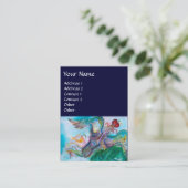 Carte De Visite TALE DE FOYER TURQUE / Phoenix volant avec Apple (Debout devant)