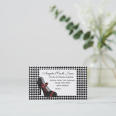 Carte De Visite Talon de dent de chien ! (Debout devant)