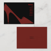 Carte De Visite Talons hauts - potelés (Devant / Derrière)